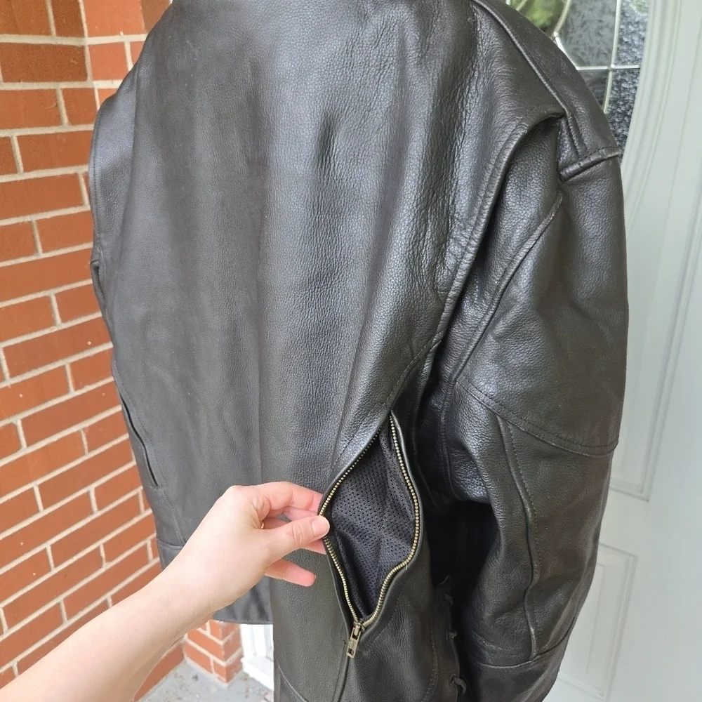 Pro-Rider Leather USA Black Leather Jacket